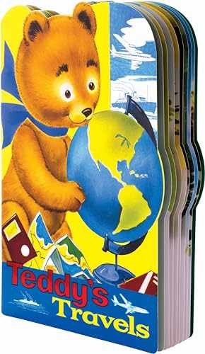 Teddy's Travels Shape Book - Paperback, by Books Laughing Elephant - Very Good
