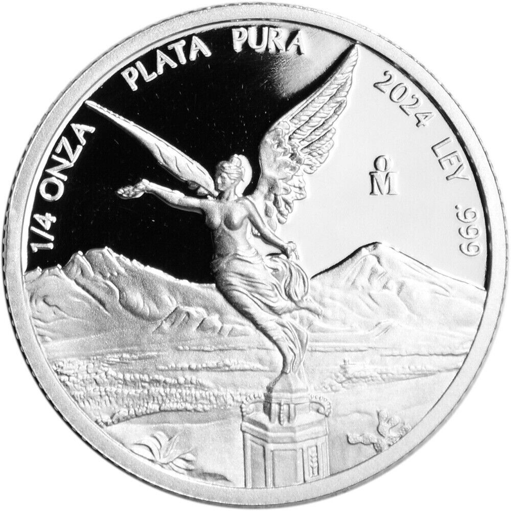 2024 Mexico 1/4 oz Fine Silver 999 PROOF Libertad in Capsule (Quarter Ounce)
