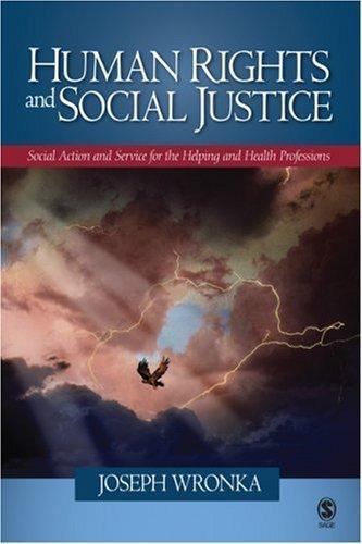 Human Rights and Social Justice: Soci- paperback, 9781412938730, Joseph M Wronka
