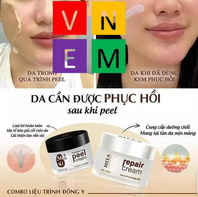 MEEA Melasma Peel & Premium Repair Cream Tri-Nam Anti-Aging Set