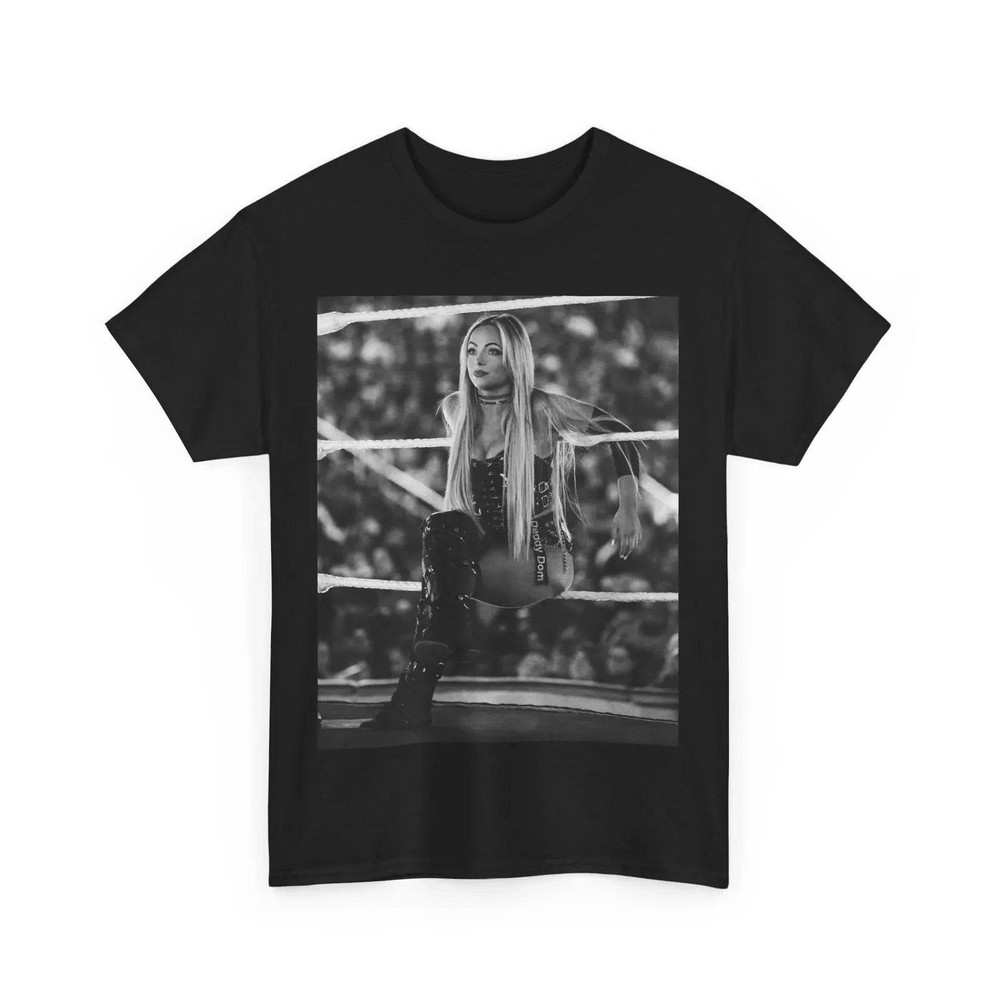 Vintage Beautiful Black Trendy Liv Morgan Graphic Cotton Unisex T-Shirt