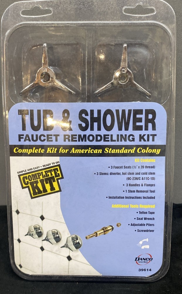 American Standard Colony Tub/Shower 3-Handle Remodeling Kit in Chrome Danco39614