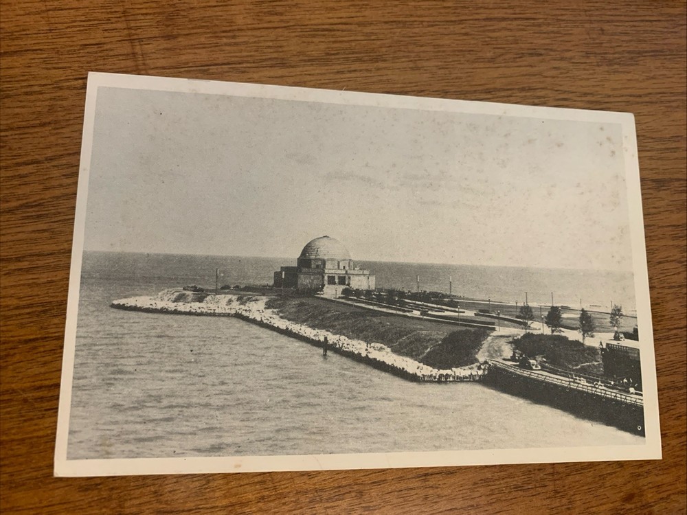Postcard Adler Planetarium Chicago Illinois