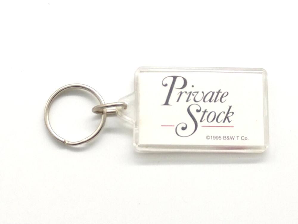 Vintage 1995 Private Stock Full Flavor Cigarettes Keyring Keychain