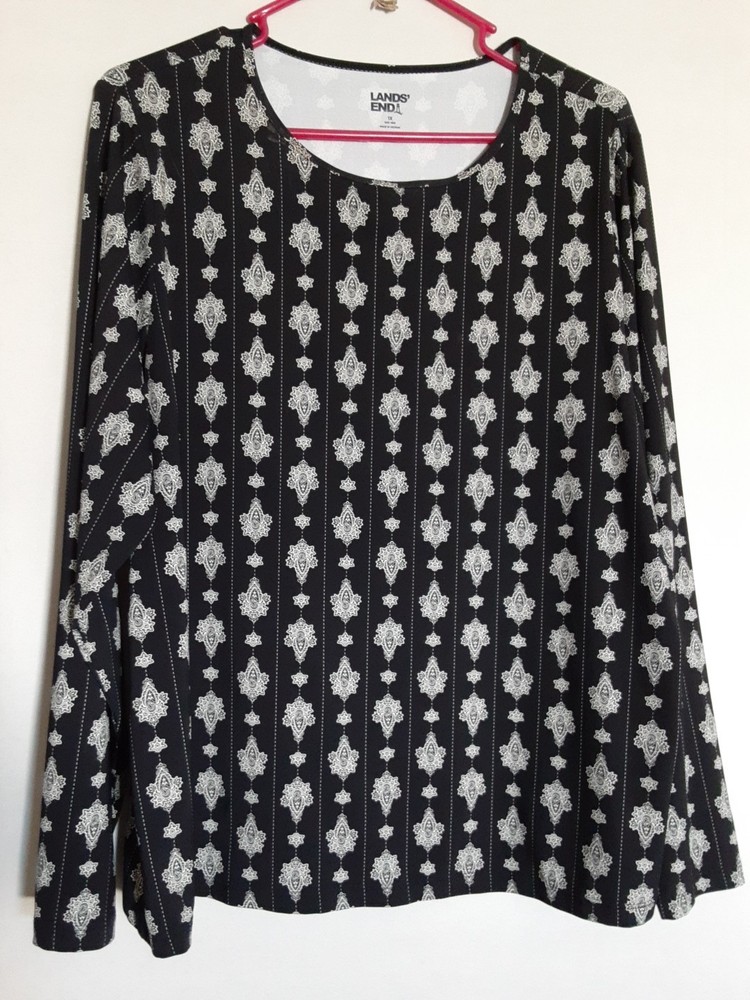lands end top size 1x womens