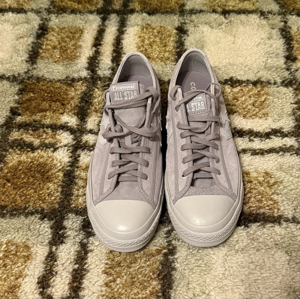Converse Star Player 76 Trainers Gray Unisex Shoes Men's Size 10 Women’s 11.5