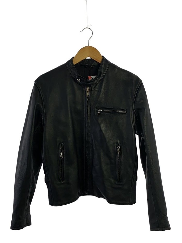 Kadoya Single Riders Jacket/M/Cowhide/Blk/Plain// 3480