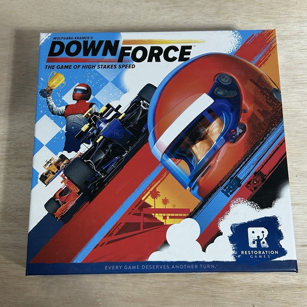 Wolfgang Kramer Downforce Board Game Restoration Games