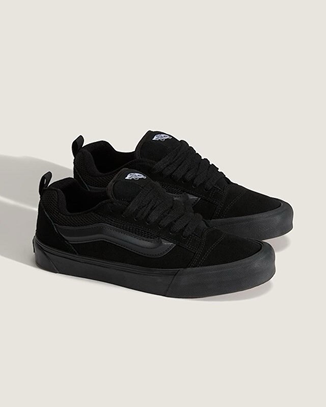 Vans Knu Skool Shoe Size 10.5 Suede Black/Black VN0009QCBKA