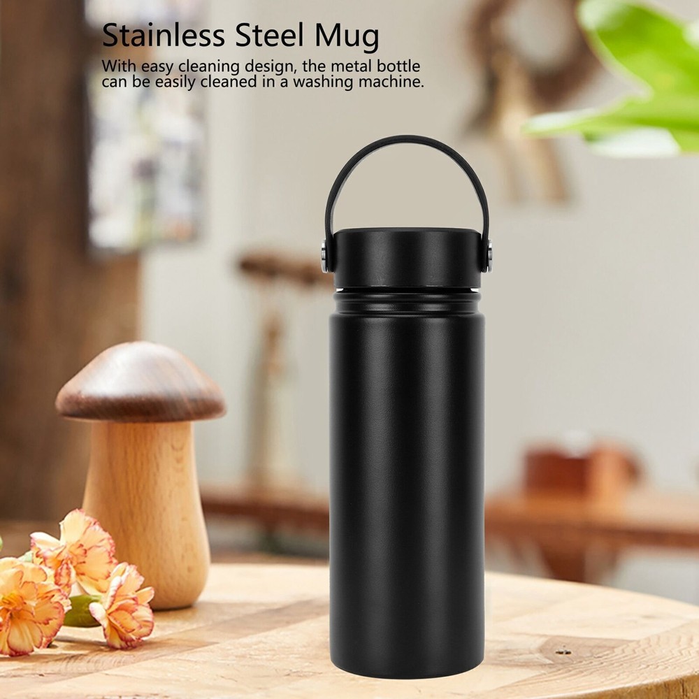 304 Stainless Steel Outdoor Portable Coffee Cup Frosted Vacuum Flask for Outdoor