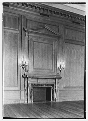 Photo:Washington DC National Gallery of Art Founders Fireplace 1940