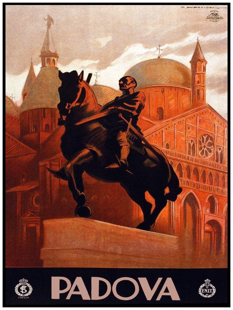 7722.Decoration Poster.Home Room wall interior design.Padua Padova.Italy travel