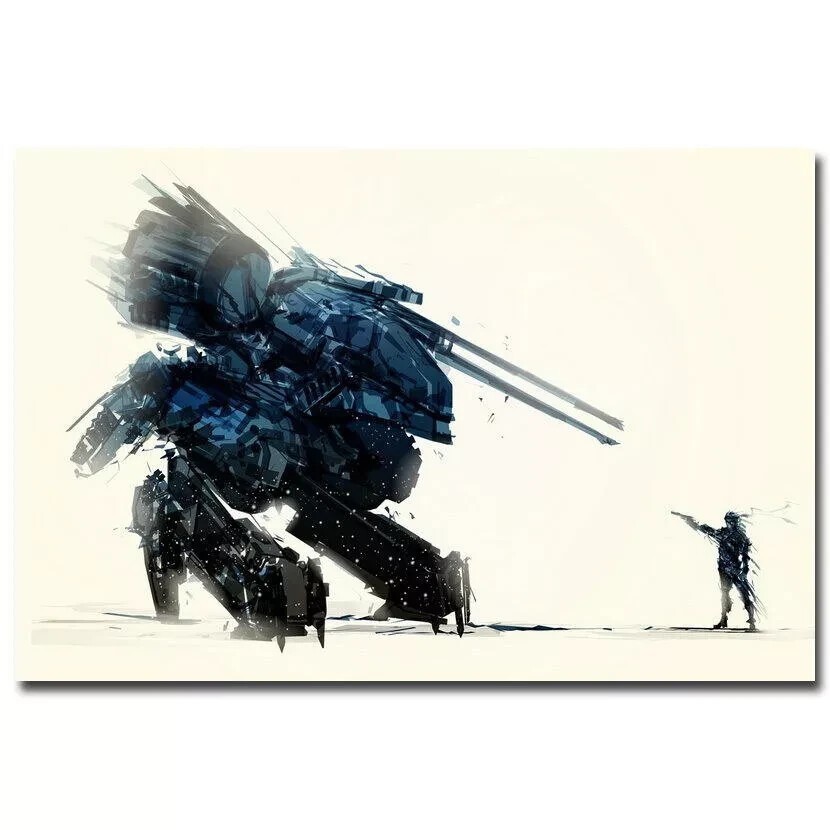 Metal Gear Solid V Game Art Snake Wall Print Poster US