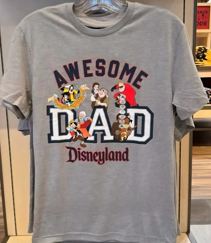 Disneyland Resort Awesome Dad T-Shirt New 2026 Disney Goofy, Pinocchio