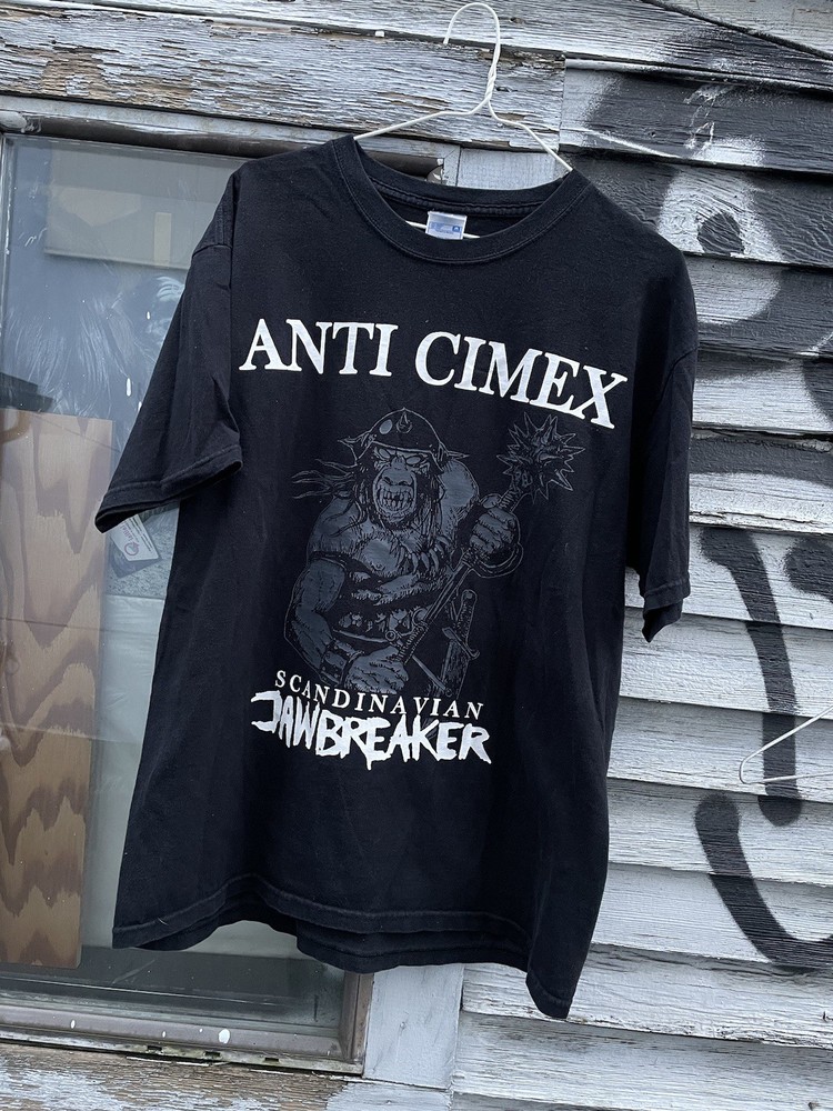 Anti Cimex Punk Band T-shirt Jawbreaker L