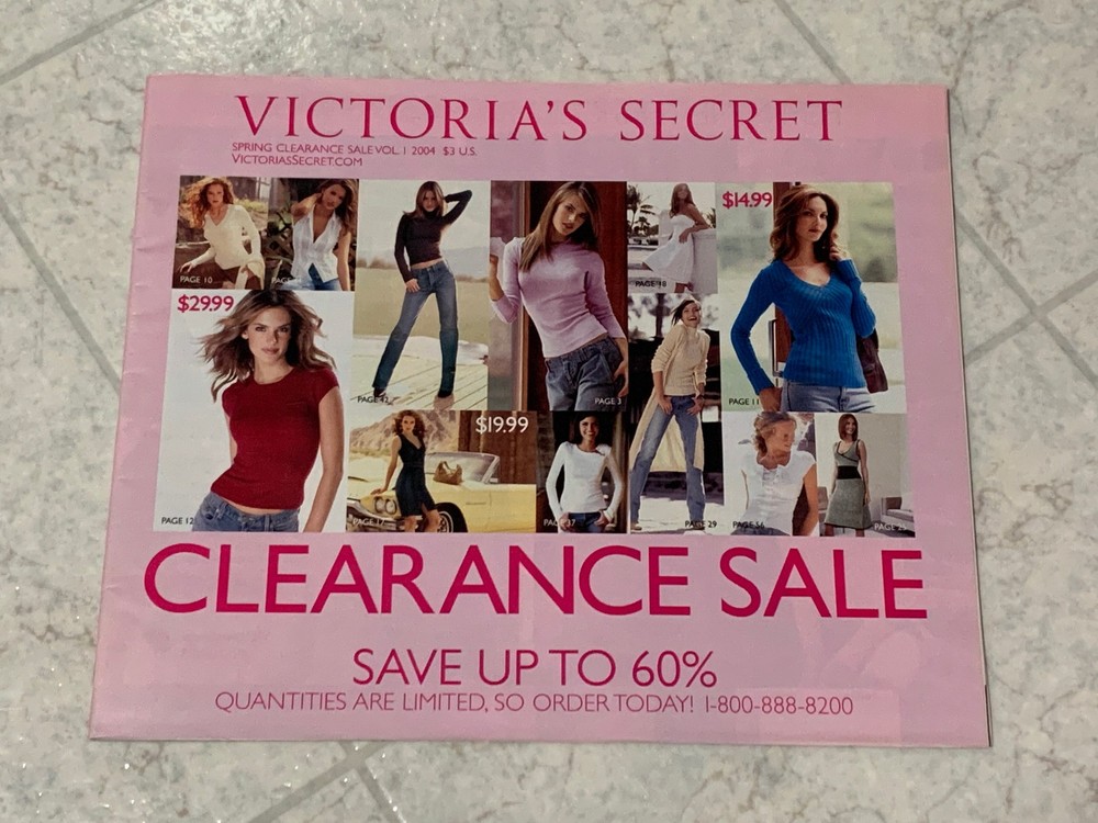 Victoria's Secret Spring Clearance Sale 2004 Vol 1 catalog