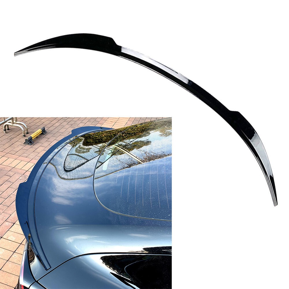 Glossy Black ABS Plastic Rear Spoiler for Tesla Model 3 2017-2021