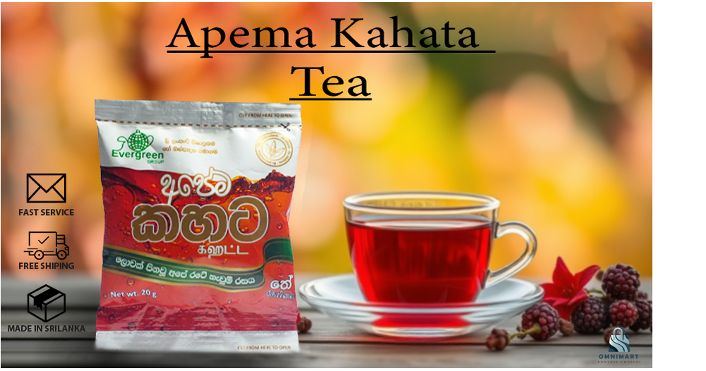Evergreen Ape Kahata Pure Ceylon Black Tea 20g – Premium Quality Sri Lankan Tea