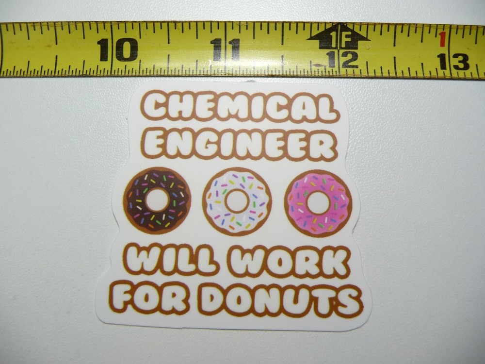 Work for Donuts Sticker for Teachers and Professors