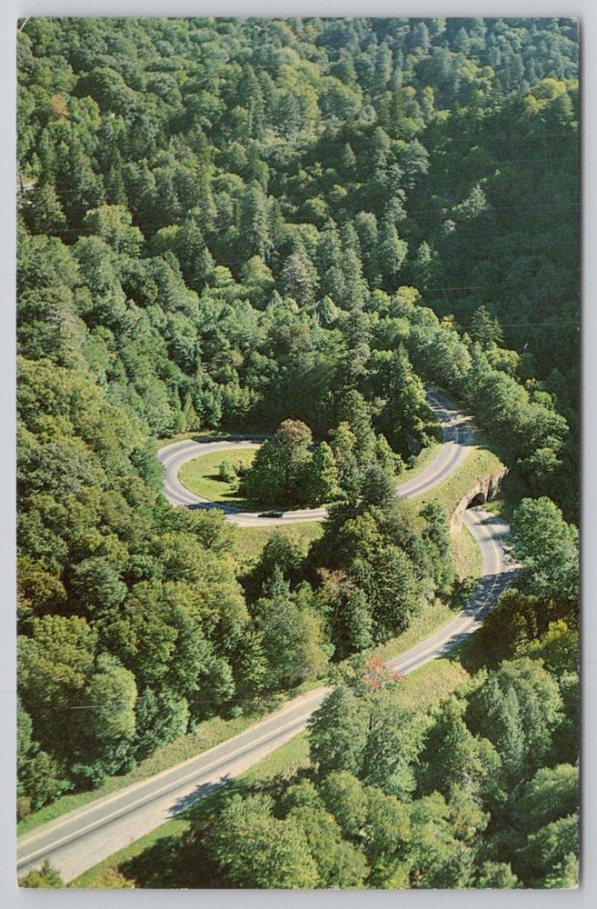 1962 Great Smoky Mountains National Park The Loop-Over US 441 Postcard
