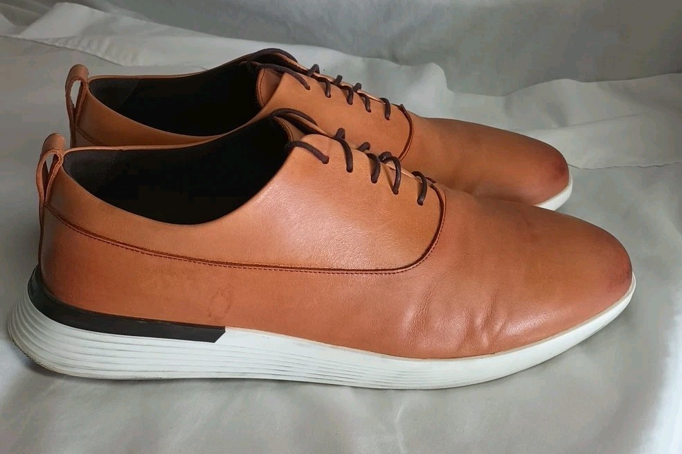 Wolf & Shepherd Tan 14 Shoes Men Heritage Casual Business Supple Leather *Read*