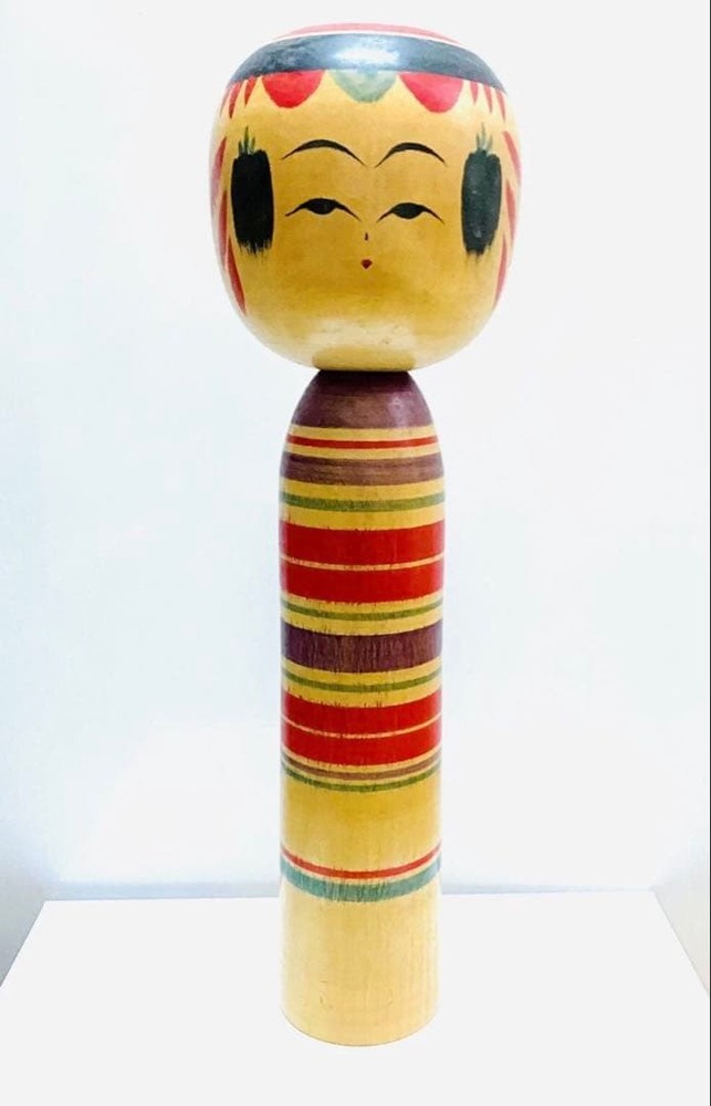 Kokeshi Doll Japanese Antique Wooden Traditional Collectible Used