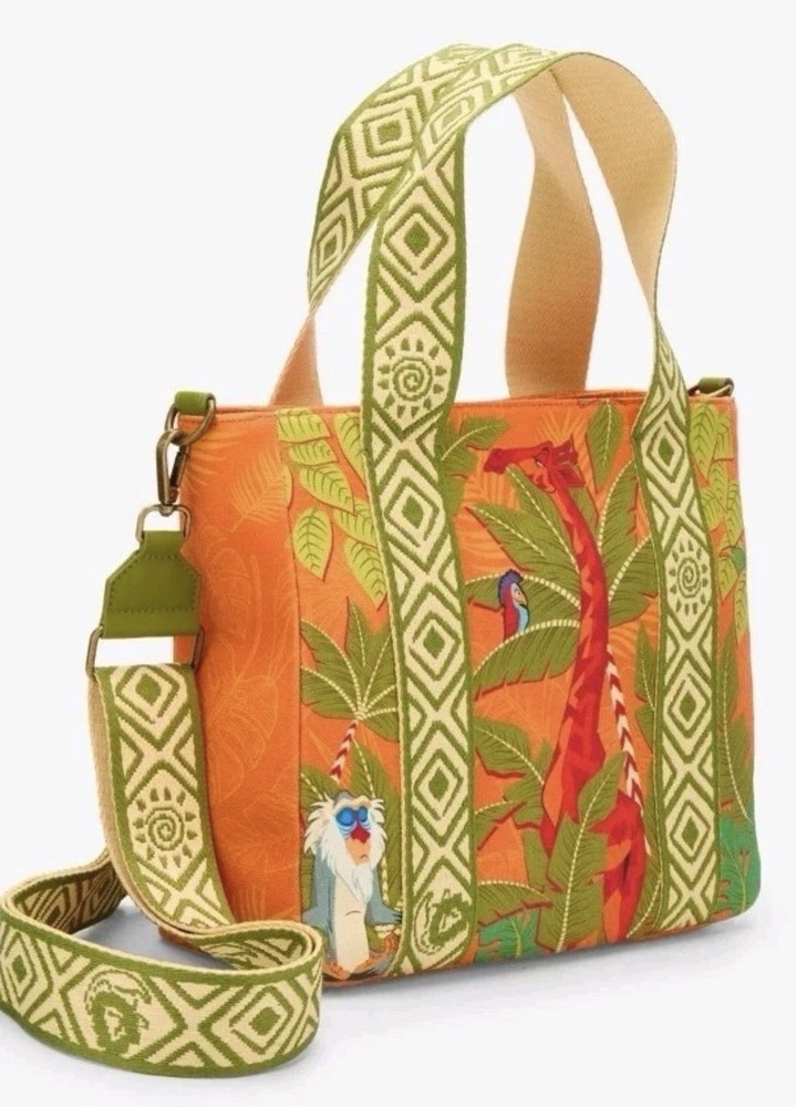 Loungefly Disney The Lion King Simba Animals Crossbody Tote Bag Nw Exclusive