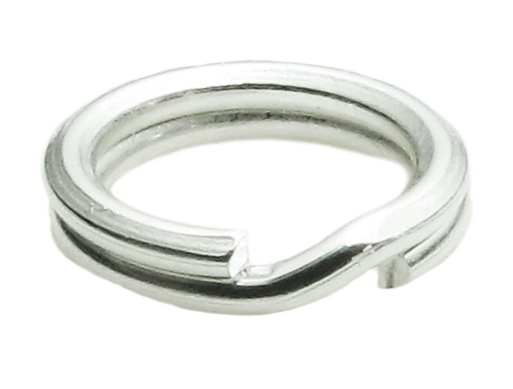 20pcs Adabele Authentic 925 Sterling Silver 8mm Split Jump Ring Round Open Conne