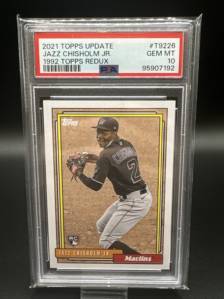 Jazz Chisholm 1992 Redux Rookie Card RC 2021 Topps Update #T92-26 Miami Marlins