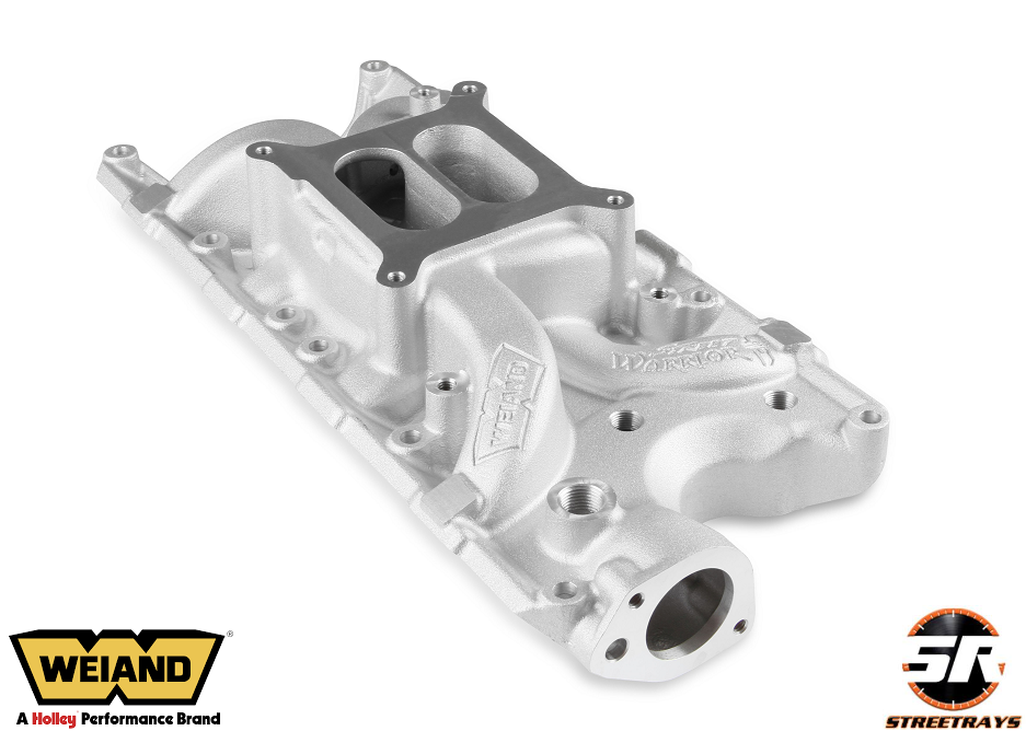 Weiand 8124WND Street Warrior Intake Manifold for 289-302 Ford Small Block V8 Engines