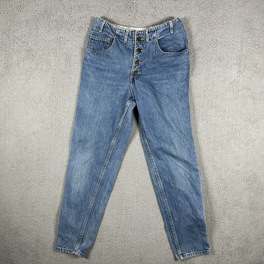 Vtg GUESS Jeans Sz 29 80s 90s Button Fly High Rise Mom Jean Georges Marciano