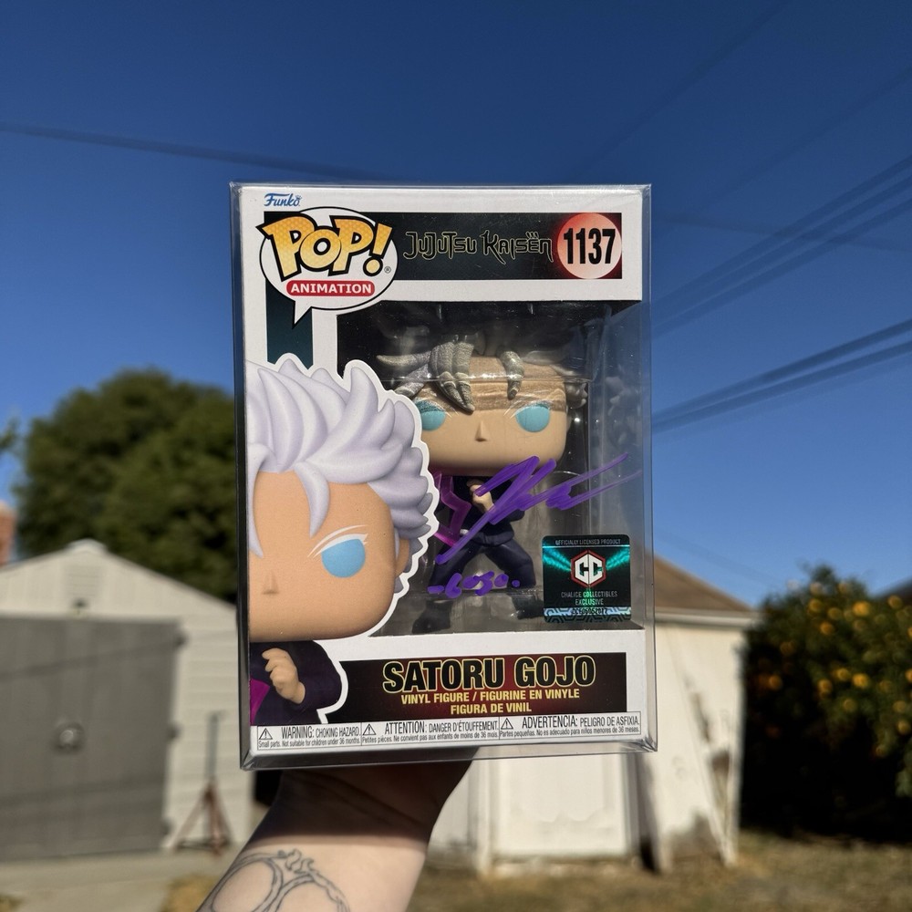 Signed Satoru Gojo Funko Pop