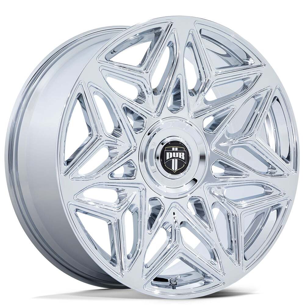 22x9 +38 DUB 1PC DC274 Anomaly 5x115,5x120 Chrome Wheels (Set of 4)