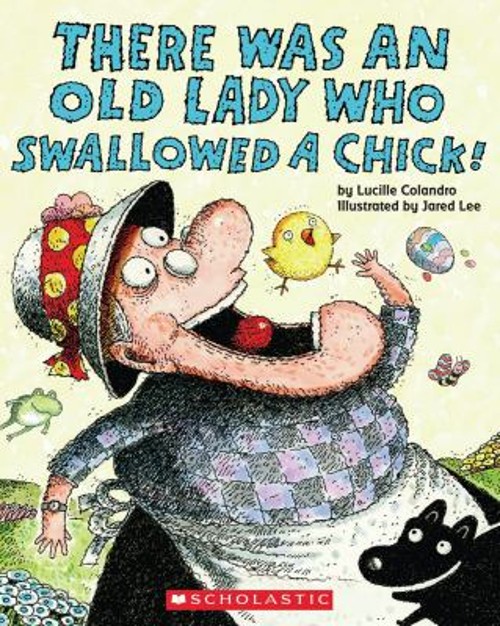 There Was an Old Lady Who Swallowed a Chick! Paperback Lucille CoFree US Delivery | ISBN:0545161819