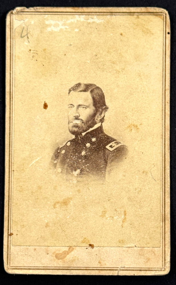 US Civil War Union General Ulysses S Grant cdv photo president