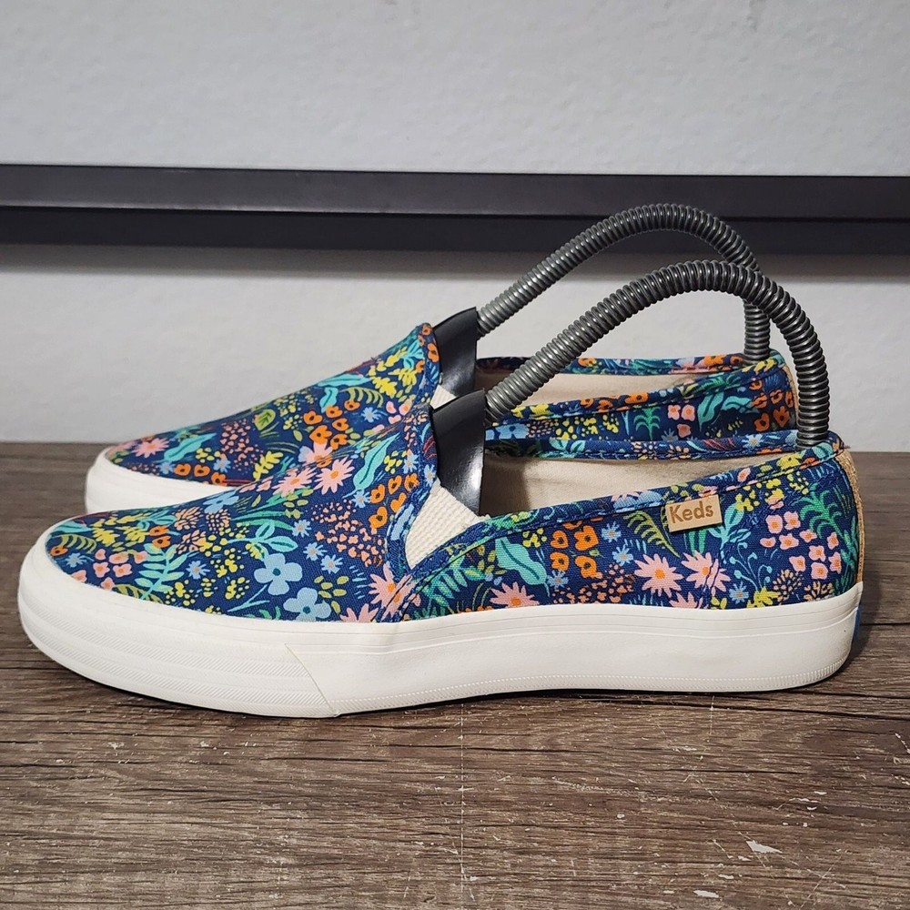 Keds Champion x Rifle Paper Co  Women's Slip-On Shoes Size 6.5 Multicolor