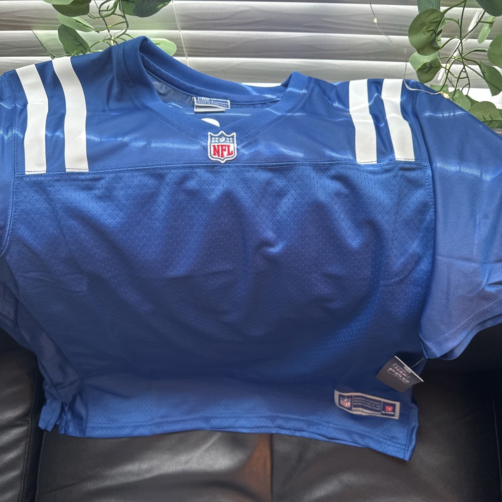 Indianapolis Colts NFL Womens Team Jersey Blank New NWT Size L  