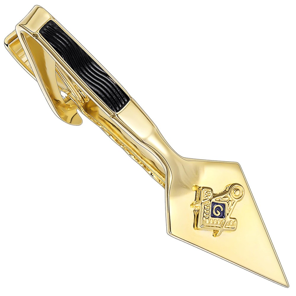 Freemason Masonic Tie Clip and Cufflinks Set for Men in Gift Box, Mens Jewelry Accessories