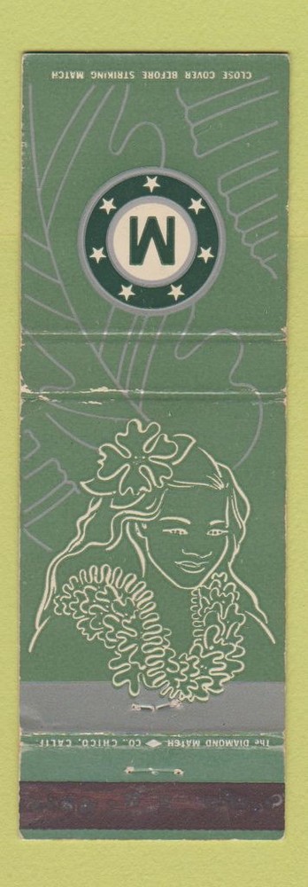 Matchbook Cover - Matson Lines Cruise girlie