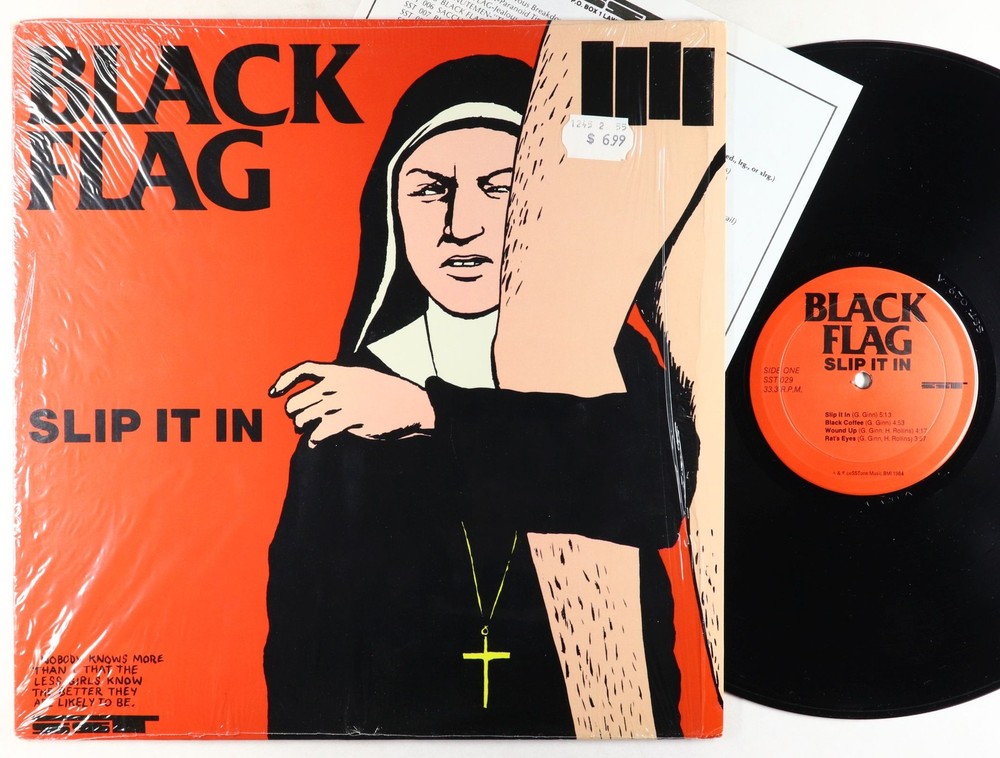 Black Flag - Slip It In LP - SST 1st Press VG++ Shrink
