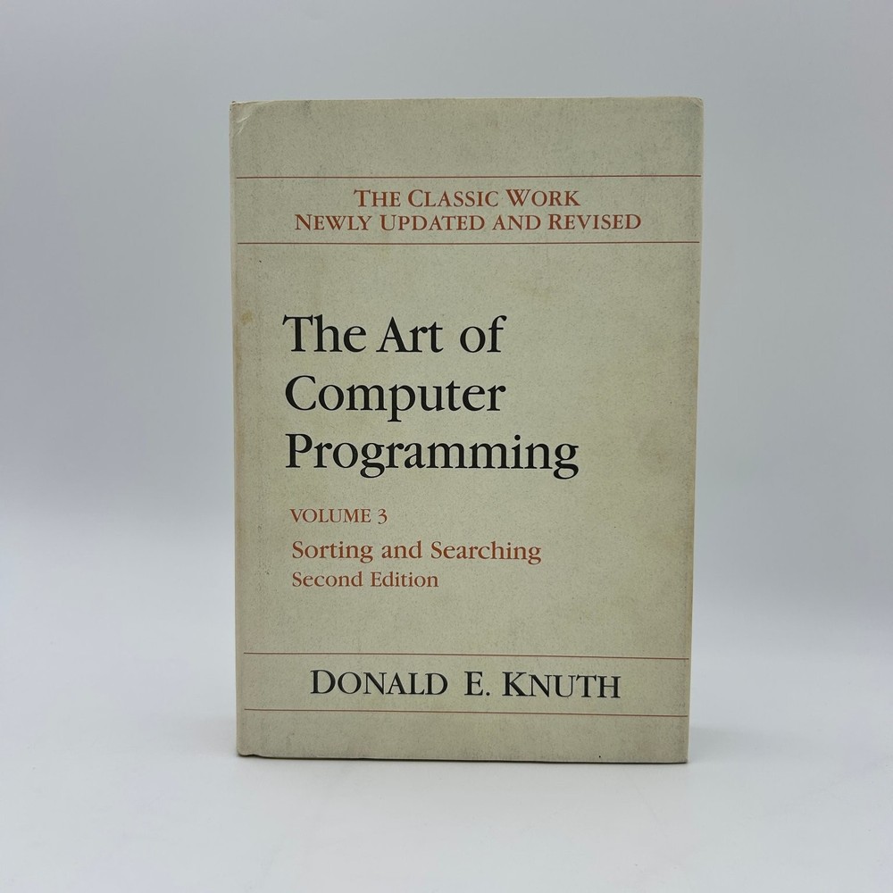 The Art of Computer Programming V3 Knuth 1998 2nd Ed Sorting & Searching