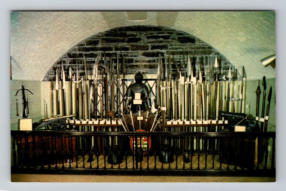 Canada- Halifax N.S. Citadel Army Museum Weapons Room Old Post Vintage Postcard