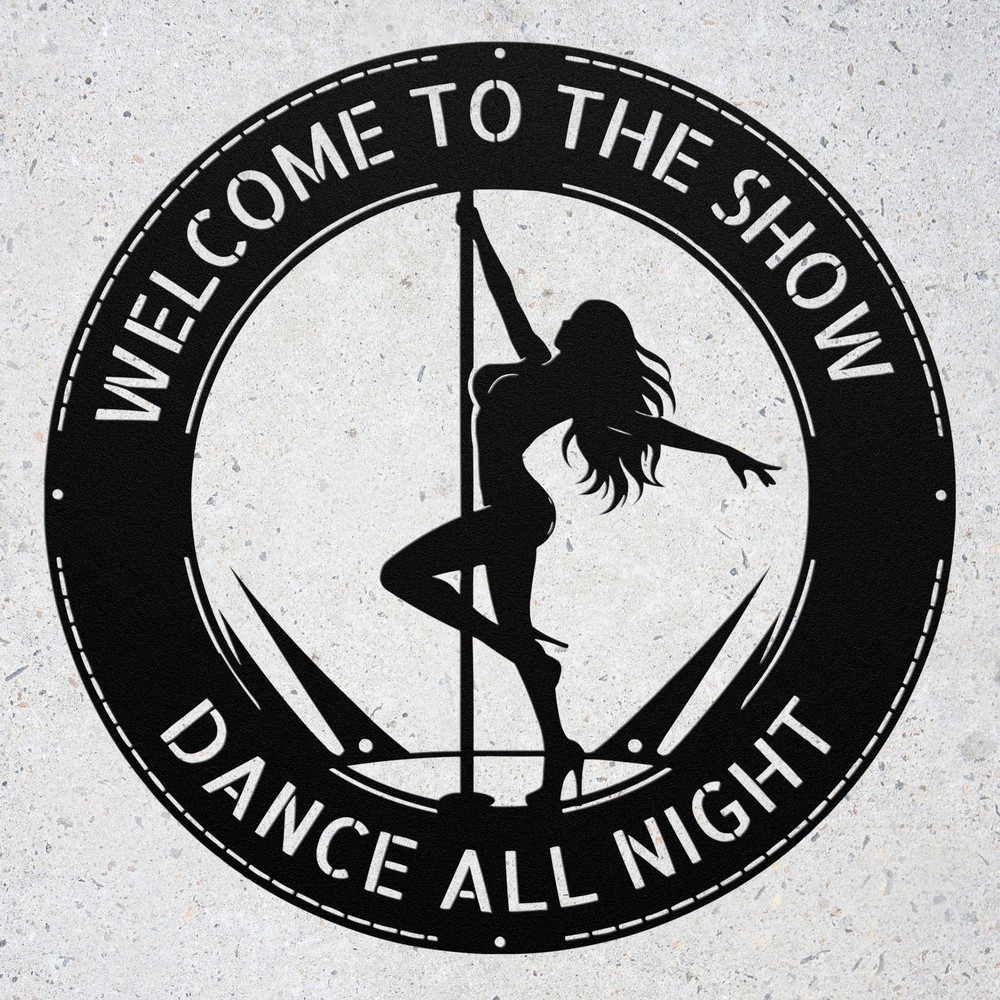 Personalized Stripper Metal Sign Custom Name Wall Art Adult Bar Decor Gift