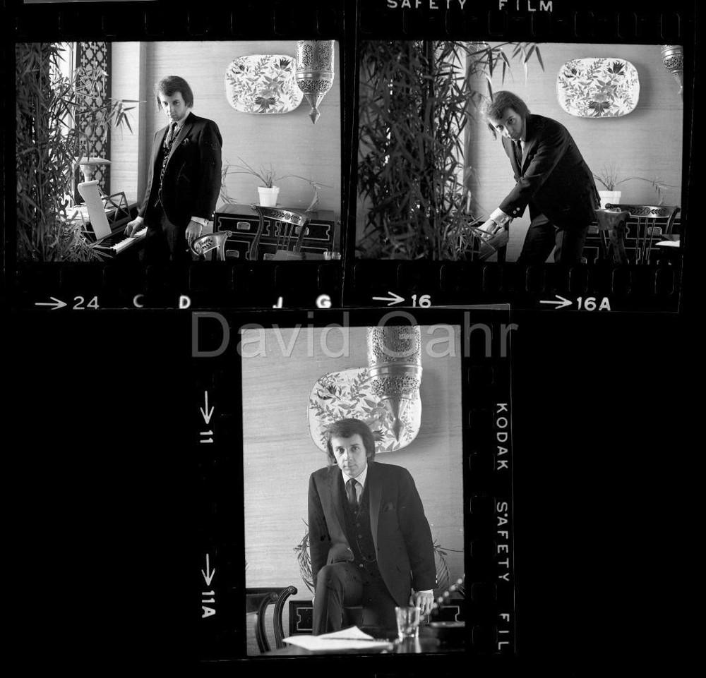 1965 Phil Spector Manhattan NYC Pop Music Producer Gahr 35mm 3 Negative Lot B746