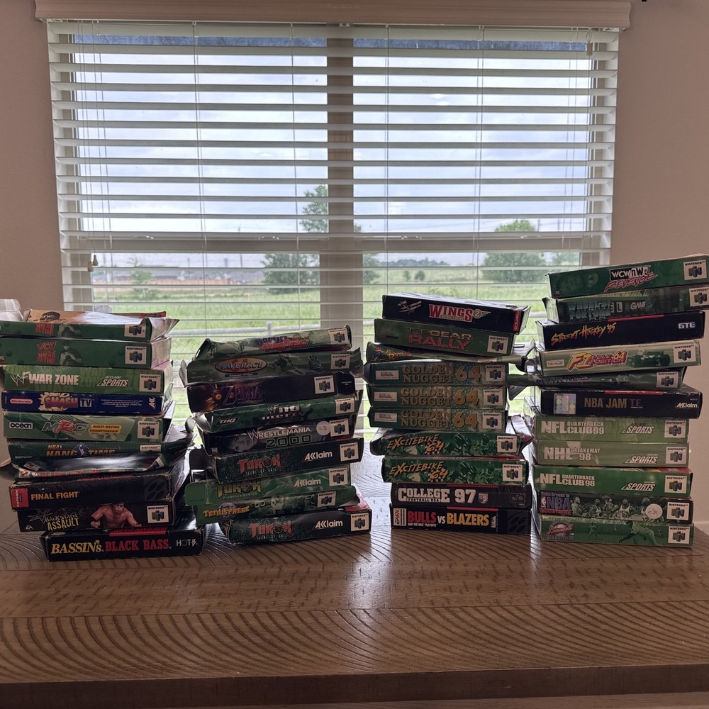 Nintendo 64 N64 game lot  31 N64 (39 Games ) 7 SNES Games  1 NES Game.  Box Only