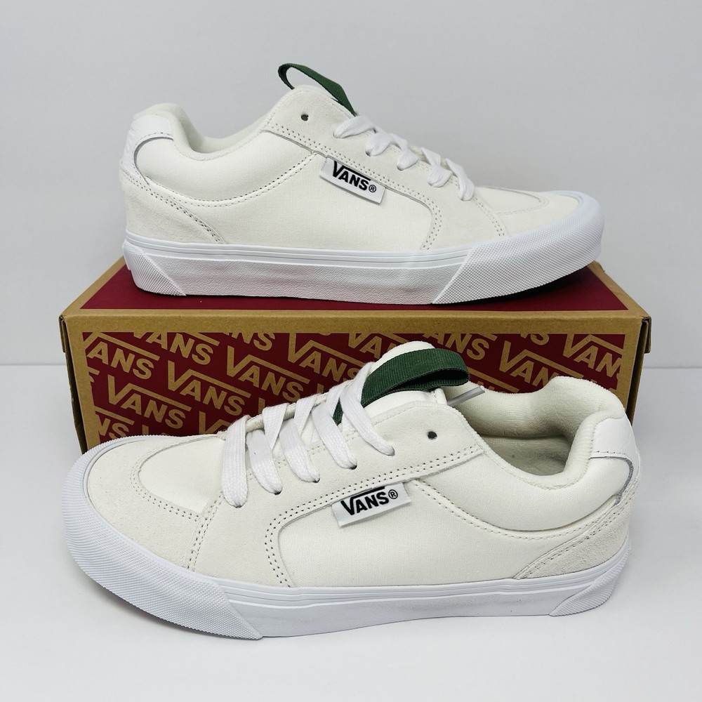 VANS Chukka Push Skate Shoes VN000CZWJVY Beige White Green Mens Size 11 NWB