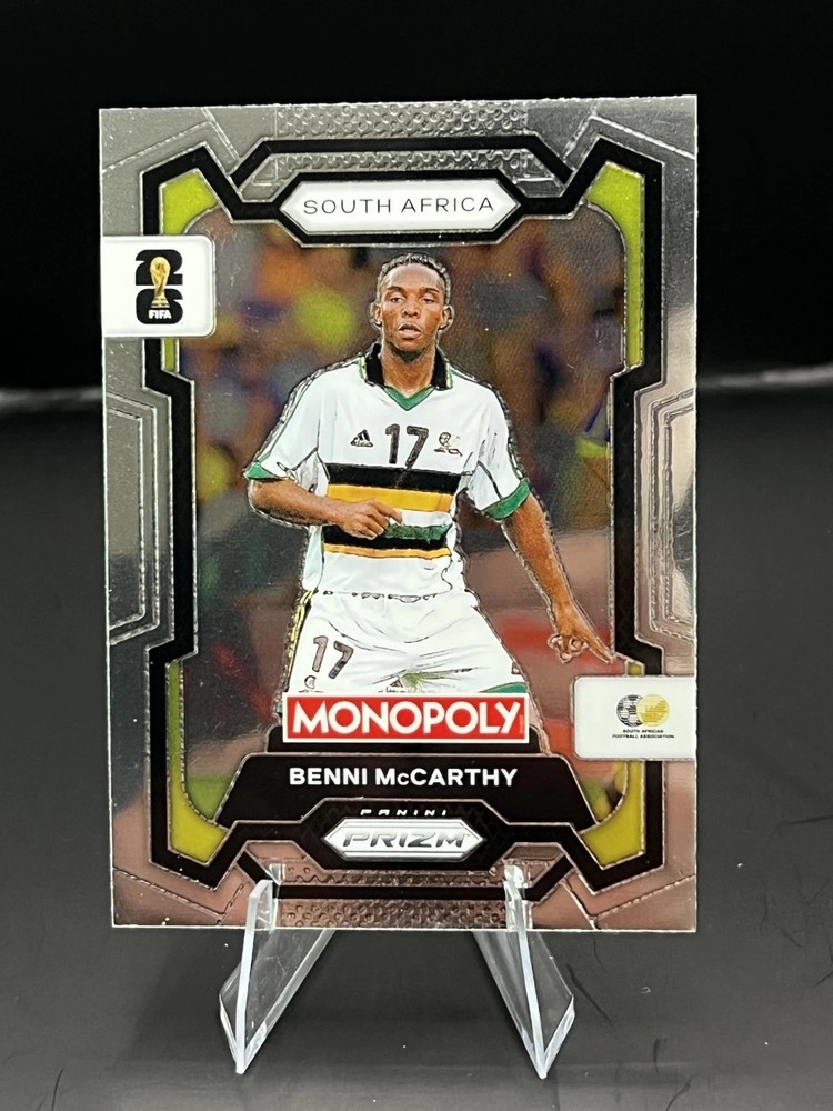 Benni McCarthy 2026 Panini Prizm Monopoly FIFA World Cup #80 Base South Africa