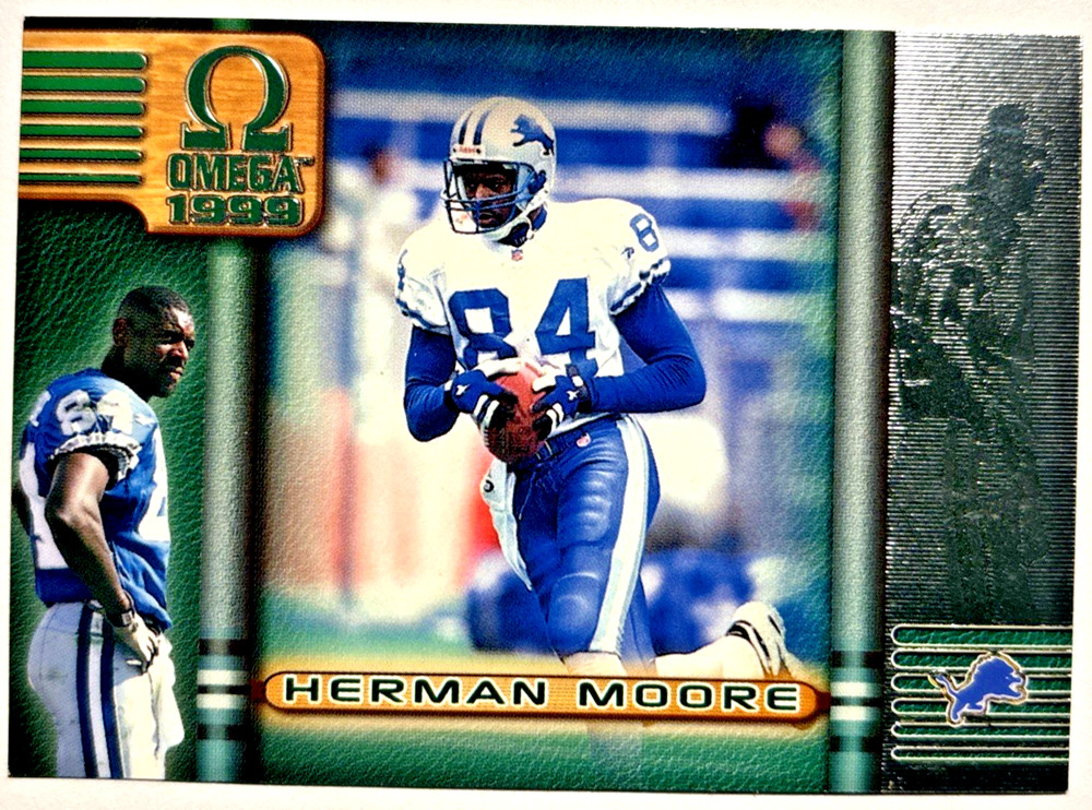 1999 Pacific Omega #87 Herman Moore  Detroit Lions
