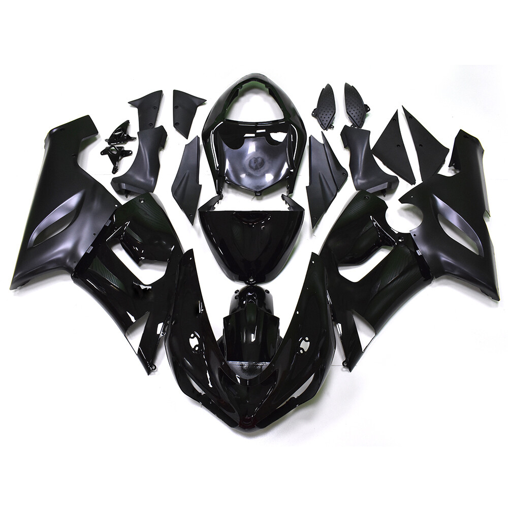 Injection Black Fairing Kit for Kawasaki Ninja ZX6R 636 2005 2006 ZX-6R Bodywork