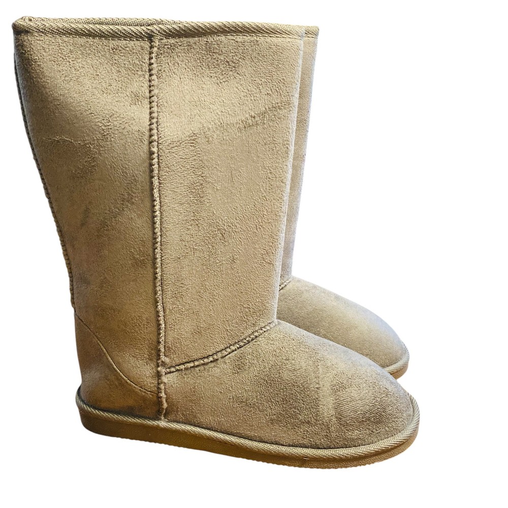 Gray Suede Knee High Boots for Women US Size 10